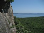 View from The Precipice, looking towards the ocean