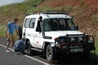 Our truck broke down just about every time we drove anywhere; this is the first of many repairs